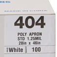 thumbnail image 4 of McKesson Unisex Disposable General Purpose Apron White 100 Ct, 4 of 6