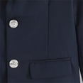 thumbnail image 7 of LIJCC Children's Formal Suit Jacket Slim Fit 2 Button Kids Casual Blazer Vintage Autumn Winter Boys and Girls Campus Style Sport Coat(Navy,4-5 Years), 7 of 7