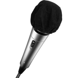 Hamilton Buhl HygenX Disposable Sanitary Microphone Covers Black (Box of