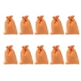 thumbnail image 1 of GUOOL 10pcs Drawstring Bags Gift Bag Jute Packing Storage Linen Jewelry Pouches Orange10x14cm, 1 of 7