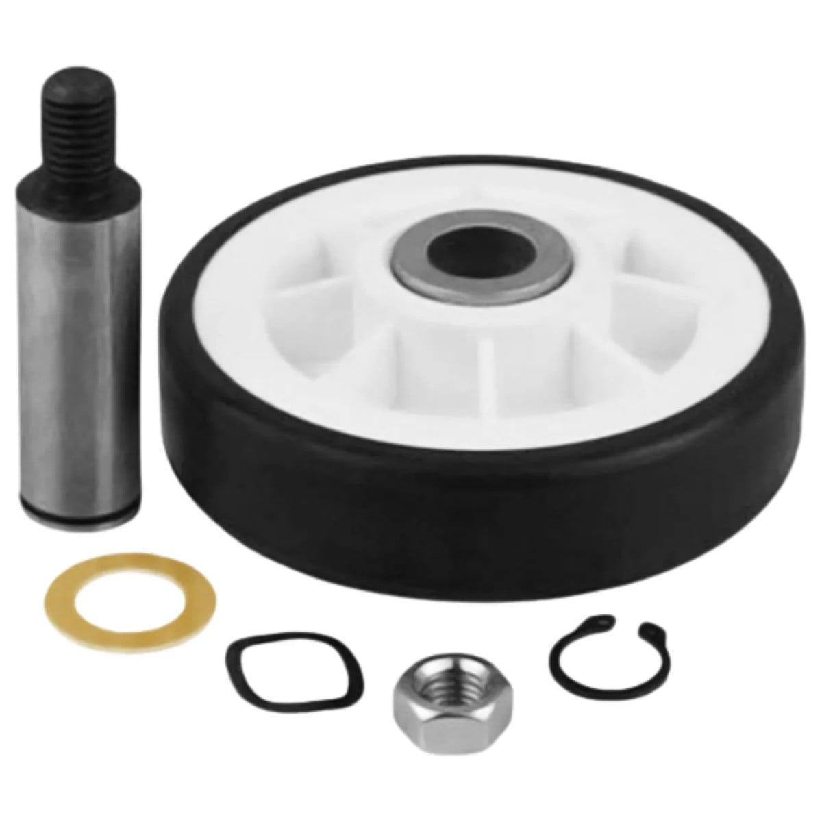 Scaroo 303373K Dryer Drum Roller Support Wheel Kit Fit for Whirlpool 4-PACK