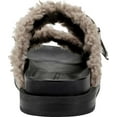 thumbnail image 3 of Women's Aerosoles Olivia Faux Fur Platform Slide Silver Combo Faux Leather/Faux Shearling 7 M, 3 of 5