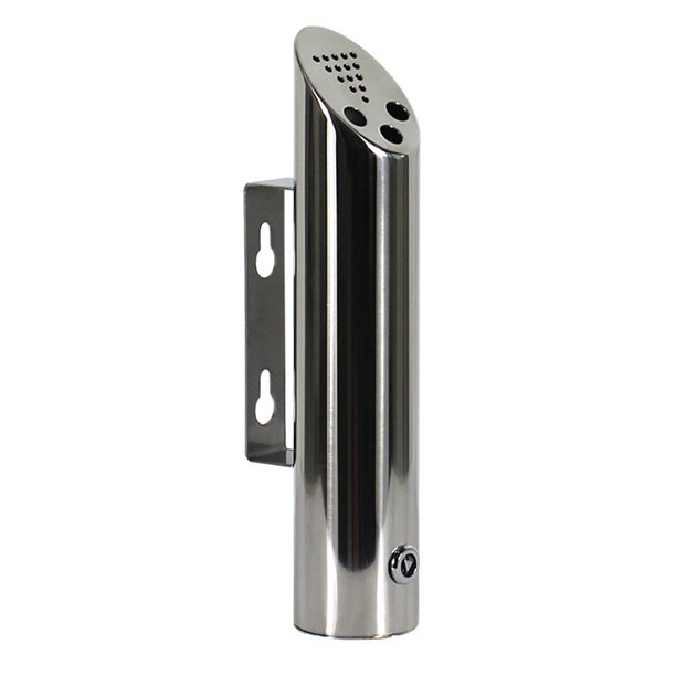 Cenicero de cigarrillos impermeable con columna de cilindro de ceniza montado en la pared para centro comercial Hotel KTV