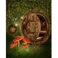 thumbnail image 1 of BSDHOME Toile de Fond Photographie Champignon Polyester 5x7ft, 1 of 2
