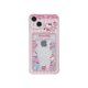 thumbnail image 3 of Funda rosa con tarjetero para iPhone, carcasa con dibujo de Hello Kitty, Little Twin Stars, para modelos 14, 13 Pro Max, 12, 11, XR, XS, X, 7, 8 Plus, 3 of 5