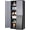 Black Gray, variant on SISESOL Wide & Deep Metal Storage Cabinet with 6 Shelves,72" Tall Red Garage Storage Cabinet with Lock,Metal Cabinets with Locking Doors,Lockable Steel Cabinets for Home,Office,Shop,Garage,72x36x18