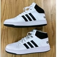 thumbnail image 4 of Adidas Hoops 2.0 Mid Sneakers Shoes Men's Size 10 FY8617 White Black, 4 of 5