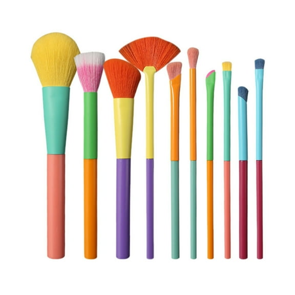 Makeup Brush Set for Foundation Powder and Application in Beauty Tools 10PCS