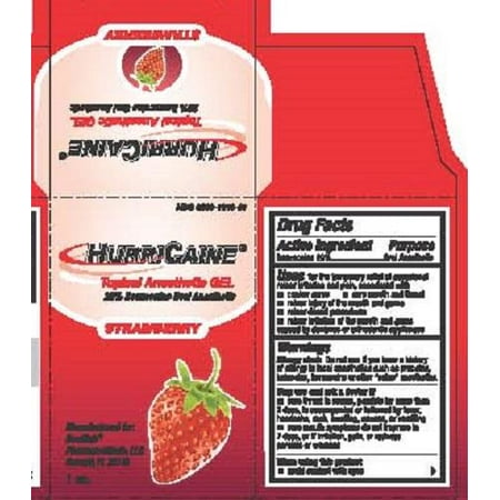 Topical Anesthetic - Hurricaine Topical Anesthetic Gel, Strawberry, 1oz 723797016312A757