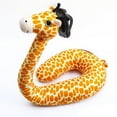 thumbnail image 1 of Soporte para teléfono giratorio de 360° - Jirafa naranja, 30 x 75 cm/11,8 x 29,5 pulgadas - Perfecto para uso doméstico Almohada para el cuello con forma de animal, 1 of 8