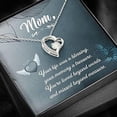thumbnail image 2 of To My Mom Message Card Design And Necklace, Gift Mom From Daughter, Mother's Day, Birthday, Christmas Pendant Necklaces styles On Birthday, Christmas, Anniversary, 2 of 7