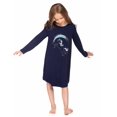 thumbnail image 4 of Arshiner Girls Nightgowns Long Sleeve Print Pajamas Nightdress for Kids Soft Sleep Wear Nighties, 4 of 9