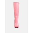 thumbnail image 3 of PRESTO Pink Stretchable Satin Long Boot, 3 of 6