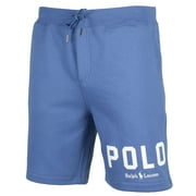 Polo RL Men's Logo Magic Fleece Shorts (Blue, Small)