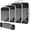 Black, variant on COM1950s Packing Cubes for Suitcases, Packing Cubes for Travel, Packing Cubes Set of 5 Compression Suitcase Luggage Organizer Bags for Travel Accessories, Compression Packing Cubes