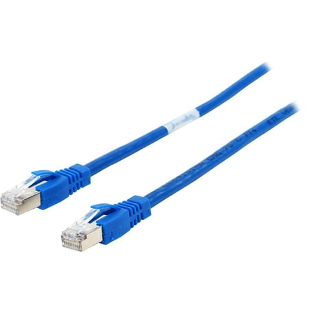 UPC: 0037332188304 | TRIPP LITE N262-010-BL 10 ft. Cat 6A Blue Shielded Augmented Cat6 (Cat6a) Shielded (STP) Snagless 10G Certified Patch Cable (RJ45 M/M)