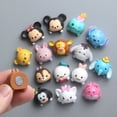 thumbnail image 2 of 16 tipos de figuras de acción de animales en miniatura de dibujos animados de Winnie The Pooh y Stitch, imán para el refrigerador, funda para teléfono, material para paisajismo, juguetes, 2 of 5