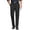 Black, variant on Mens Classic Casual Dress Pants Expandable Waist Suit Pant Slim Fit Flat Front Slacks