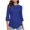 Blue, variant on Tube Tops for Women Blouses for Women Casual Womens O Neck T Shirts Casual Puff Sleeve Loose Dressy Blouses Summer Tops Linen Beach Cover up Xl