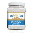 thumbnail image 3 of Pride of India - PACK of 6 - Himalayan White Salt Fine Grind 2.2 lbs (997.90 gm)- Rarest & Enriched W/84+ Natural Minerals- Low Sodium- Mineral Rich Nutrition and Enhanced Taste- Healthier Table Salt, 3 of 8