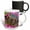 Multicolor, variant on 3drose, Buckeye Butterfly on Pink Flower. Sammamish, Washington State., 11oz Two-tone Yellow Mug