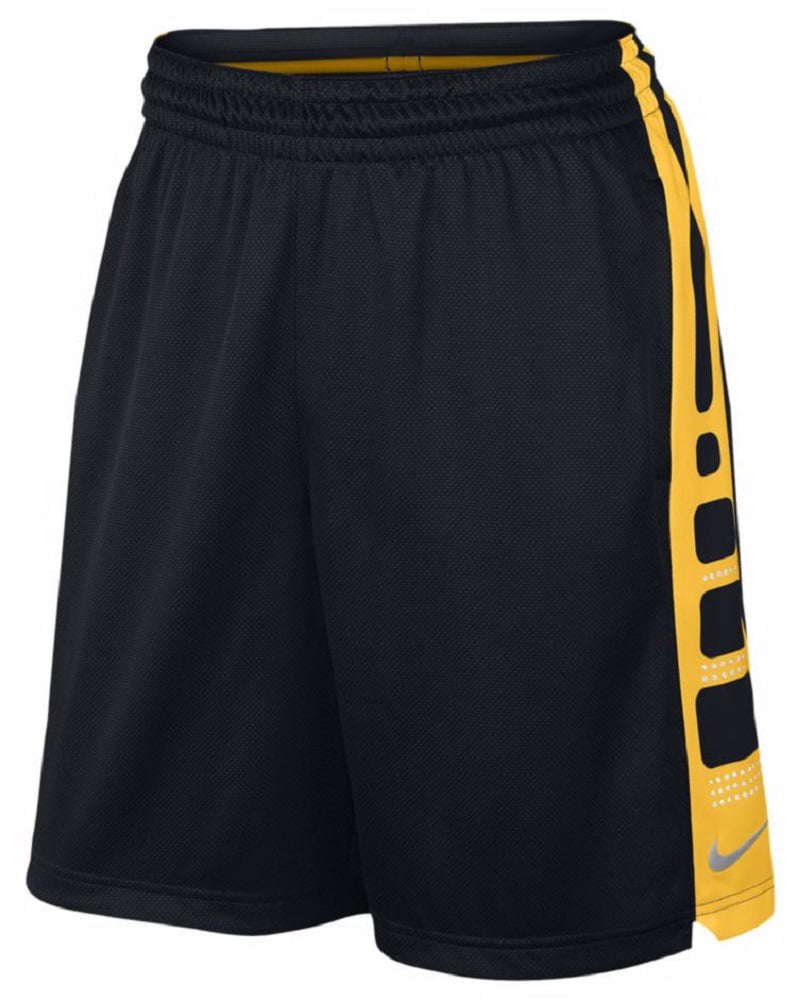 yellow and black shorts