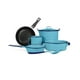 thumbnail image 1 of Batería de Cocina Cinsa Renata 7 pz Azul Turquesa, 1 of 2