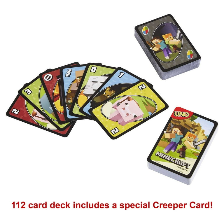 Minecraft Card Game Race Your Friends to Craft Valuable Tools Ages 8+