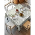 thumbnail image 6 of Coastal Sage Green Table Cloth, Ocean Coral Starfish Shell Modern Waterproof Tablecloth for Square Tables, Reusable Washable Fabric Table Cover for Restaurant Kitchen Dining Tables 54"x54", 6 of 6