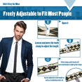 thumbnail image 4 of HSHDLDF Y-Style Shirt Stays Men Non-Slip Locking Clamps Adjustable Elastic Straps, 4 of 7