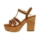 thumbnail image 3 of Zapatilla Para Mujer Abiertas Tipo Gamuza Ladrillo Casual cafe 25 Incógnita 040D2A, 3 of 7