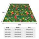 thumbnail image 3 of Balery Cute Christmas Stocking Bear Manta de Felpa Suave y Acogedora – Cobija de Franela Aterciopelada para Cama, Lavable y Cálida para Sofá, Mascotas, Transpirable-40"x30", 3 of 7