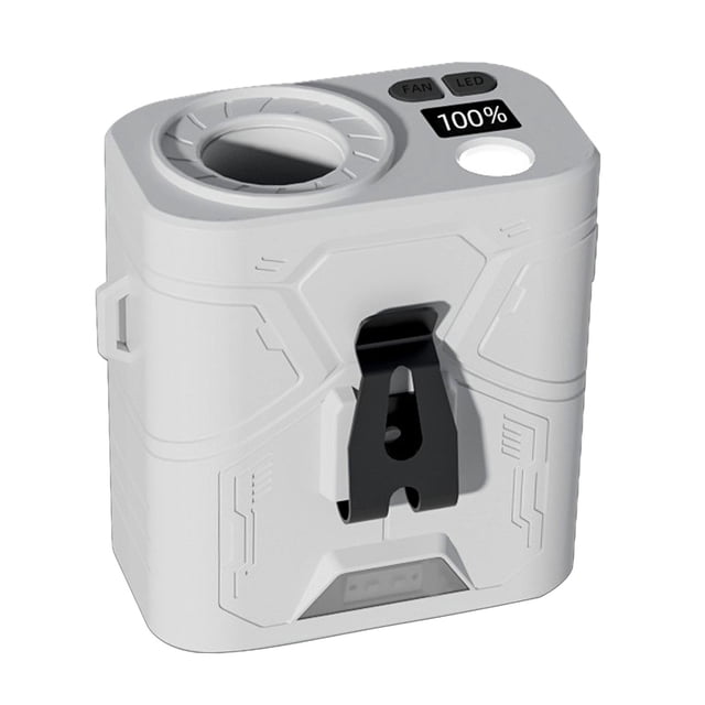 Ventilador de clip de cintura USB USB recargable Ajustable Fuerte Fuerte de trabajo Fuerte de trabajo de flujo de aire Fan para la oficina Sports