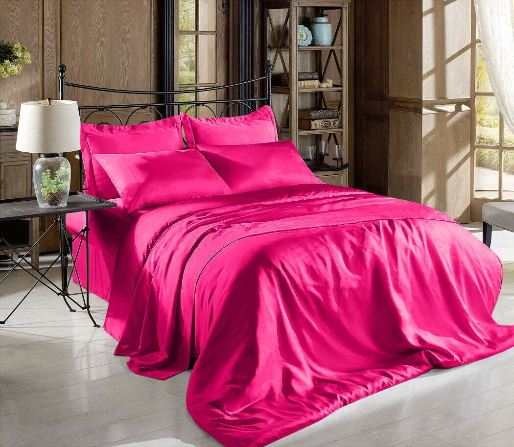 Hight Thread Count Solid Color Soft Silky Charmeuse Satin Luxury and