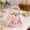 A, variant on Easter Bunny Basket Plush Decorative Basket for Eggs Candy and Small Gifts (Pink)