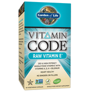 Garden of Life Vitamin Code Raw Vitamin E, 60 Vegetarian Capsules