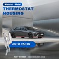 thumbnail image 4 of 2560023640 25600-23640 Carcasa del Termostato del Refrigerante del Motor para Tiburon para Soul, 4 of 9