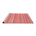 thumbnail image 2 of Ahgly Company Machine Washable Indoor Square Abstract Red Modern Area Rugs, 3' Square, 2 of 4