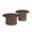 Walnut 31.5“+20.87”, variant on Kevinplus Nesting Coffee Table Set of 2, Side Table for Small Spaces Living Room, Brown Burl