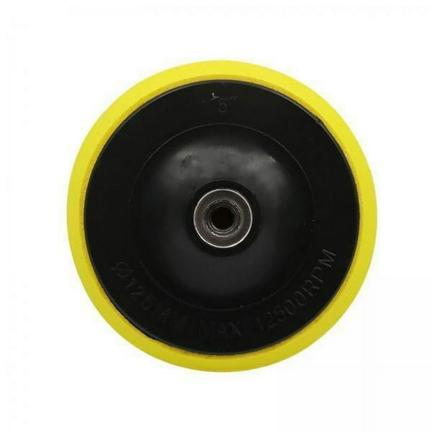 3x Almohadilla de Respaldo de Disco de Lijado, Placa de Respaldo de Lijado Almohadilla de Disco de Lijado para Pulidor Adaptador de Taladro Pulidora M 3 piezas