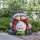 thumbnail image 4 of Estatua de gnomo de jardín, bonito diseño para decoración de césped al aire libre con resina impermeable, estatua de gnomo borracho, adornos de jardín únicos para patio con detalles hechos a mano, 4 of 5