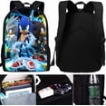 thumbnail image 3 of Sonic Hedgehog 3D School Backpack for Kids, Toddler Preschool Travel Rucksack, 3 of 7