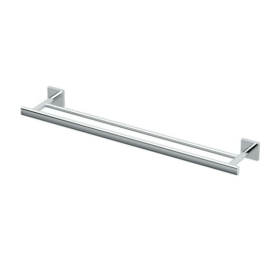 Gatco 4054 Elevate 24" Double Towel Bar, Chrome