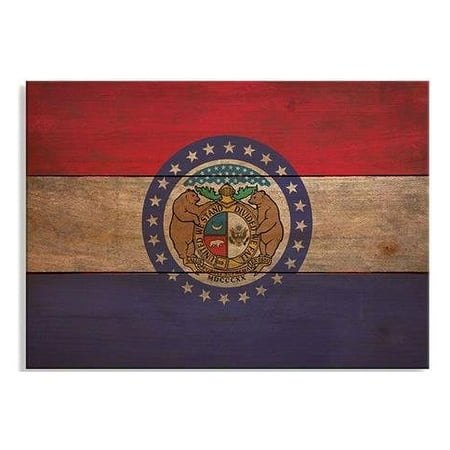 UPC: 0042907093679 | Wile E. Wood FLMO-1511 15 x 11 in. Missouri State Flag Wood Art