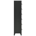 thumbnail image 2 of vidaXL Locker Cabinet Anthracite 38x40x180 cm Steel, 2 of 5