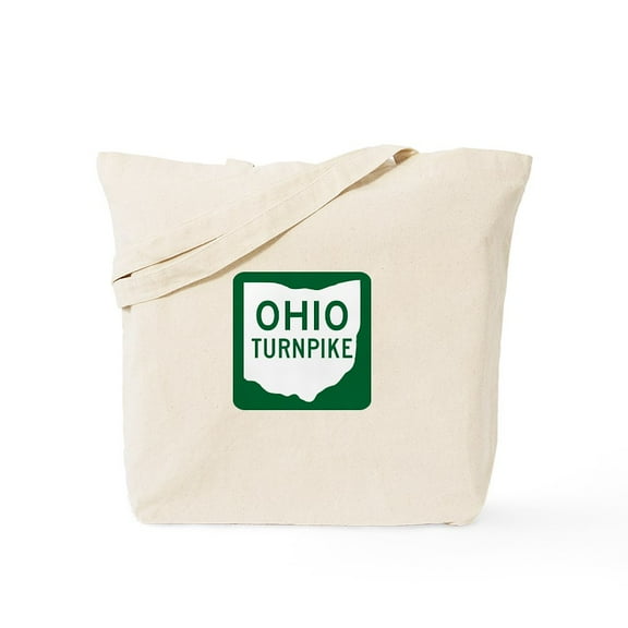 CafePress - Ohio Turnpike Tote Bag - Unisex Canvas Tote Bag, Beige, 1-Piece
