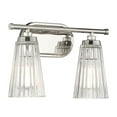 thumbnail image 3 of 2 Light Bath Vanity In Vintage Style-10 Inches Tall And 14 Inches Wide-Polished Nickel Finish Savoy House 8-1745-2-109, 3 of 5