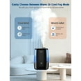 Humidifiers for Bedroom,Grelife 5L Quiet Warm and Cool Mist Top Fill
