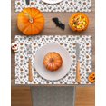 thumbnail image 3 of Halloween Placemats Set of 4 Pumpkin Skull Place Mats Fall Placemat Bat CobWeb Table Mats for Dining Kitchen Table Holiday Dinner Party Home Decorations 13x19 Inch, 3 of 8
