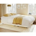 thumbnail image 3 of VANACC Sofa Bed, Convertible Couch with Storage Chaise, White Boucle Couch for Living Room, 3 of 8